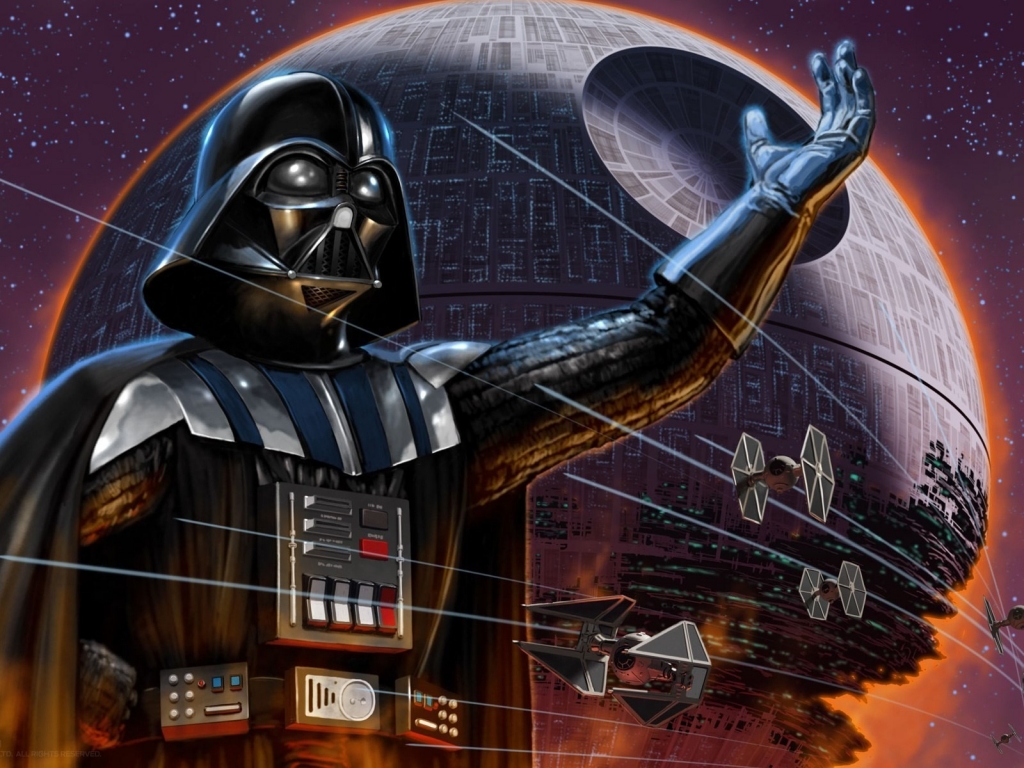 Darth Vader Star Wars Character for 1024 x 768 resolution