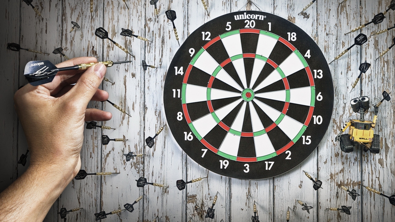 Darts Game for 1280 x 720 HDTV 720p resolution