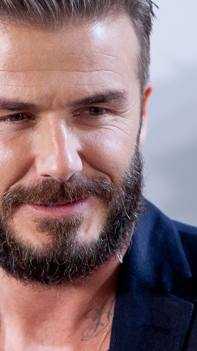 David Beckham Beard Style for 640 x 1136 iPhone 5 resolution