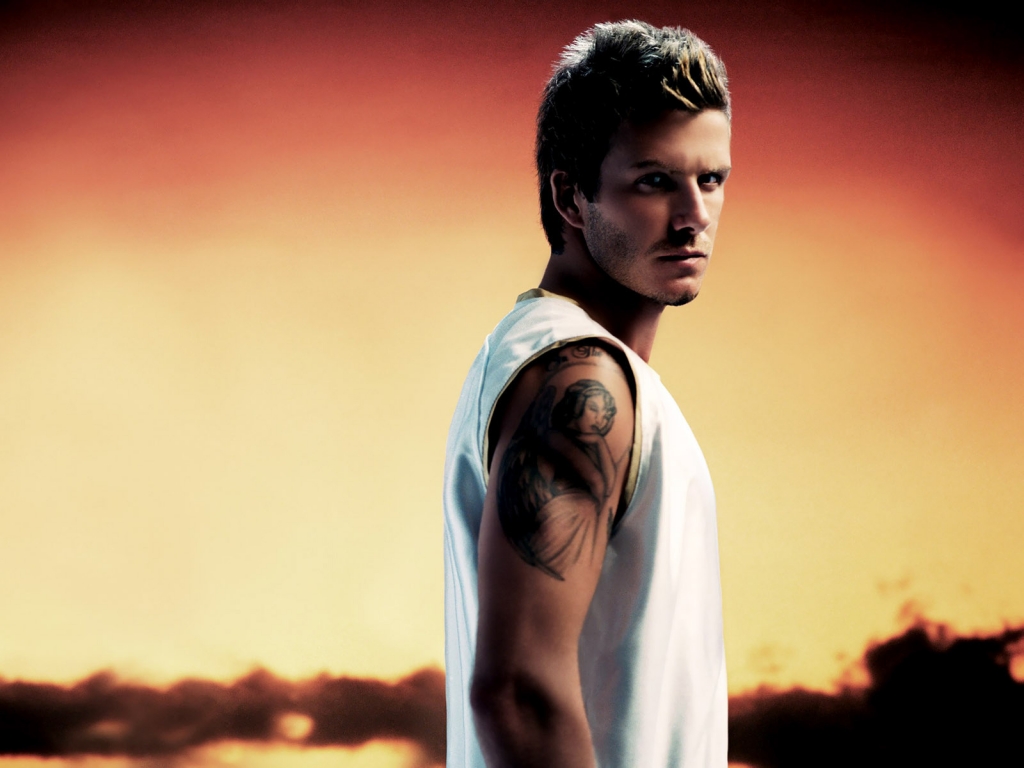 David Beckham Cool for 1024 x 768 resolution