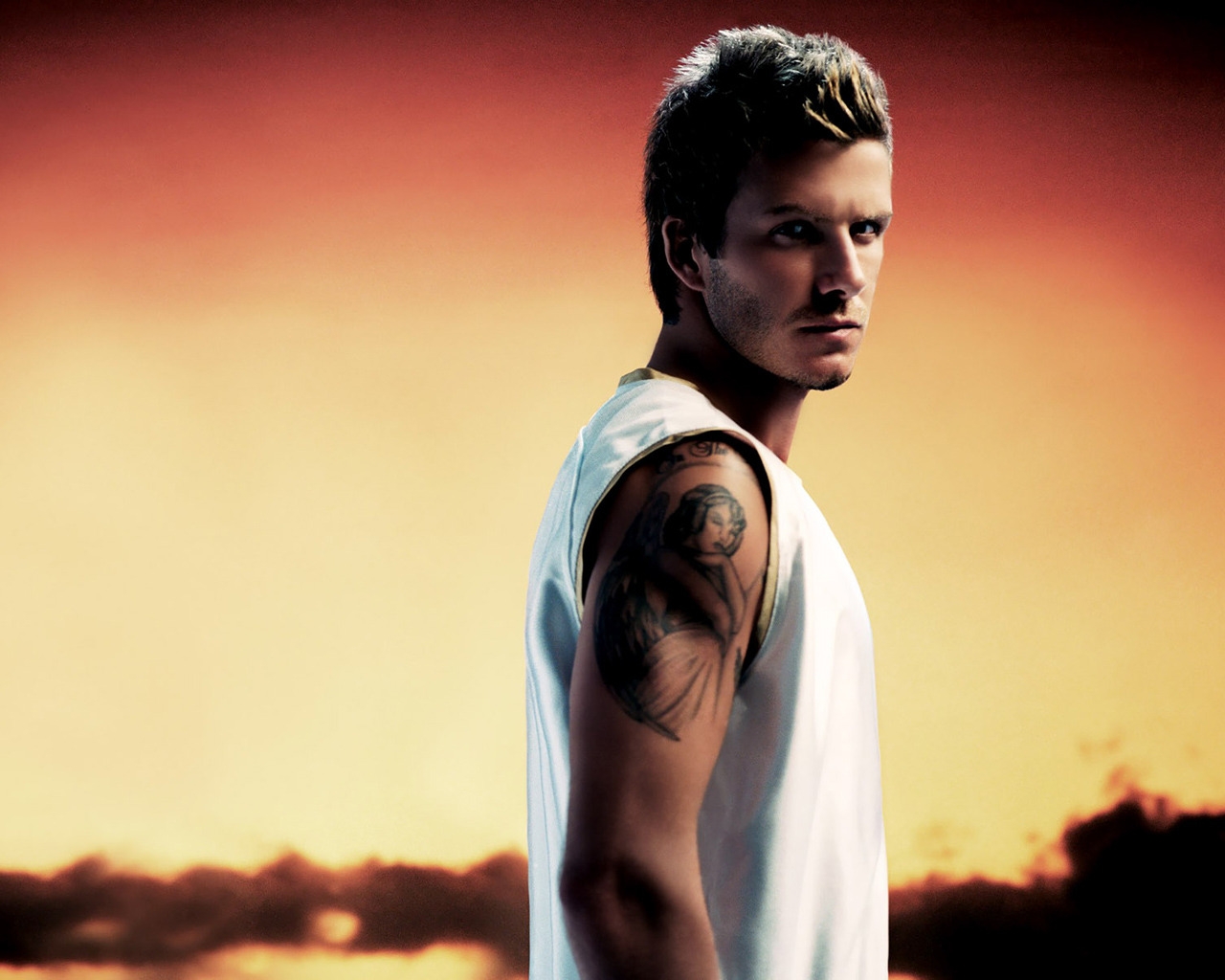 David Beckham Cool for 1280 x 1024 resolution