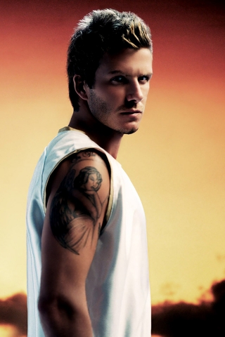 David Beckham Cool for 320 x 480 iPhone resolution