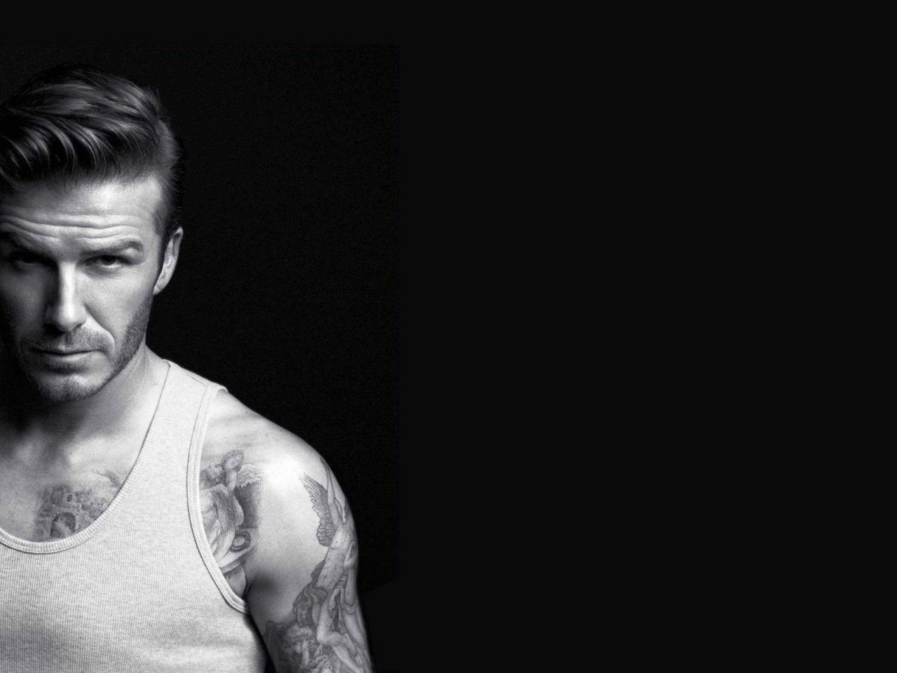 David Beckham Monochrome for 1280 x 960 resolution