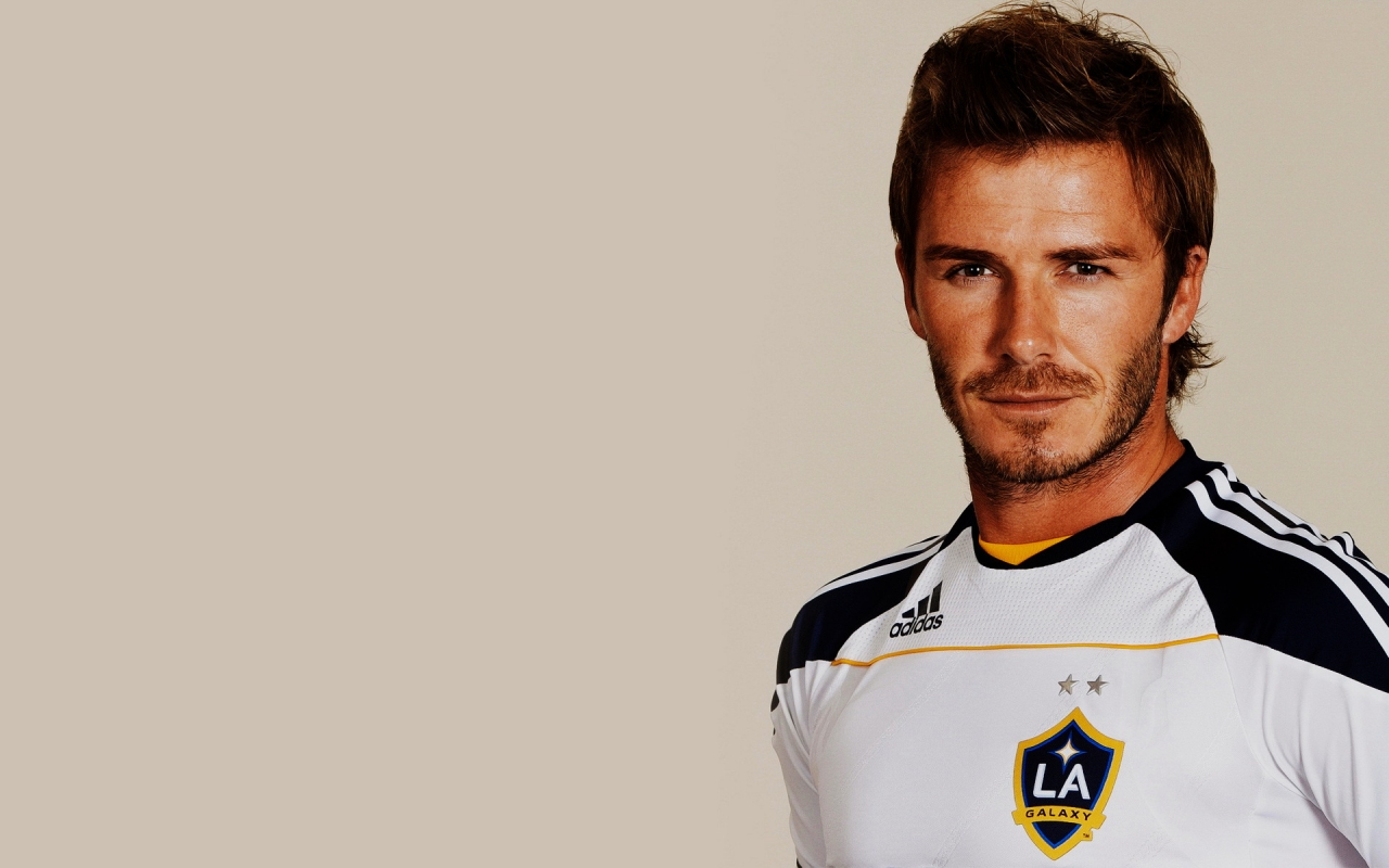 David Beckham Smile for 1280 x 800 widescreen resolution