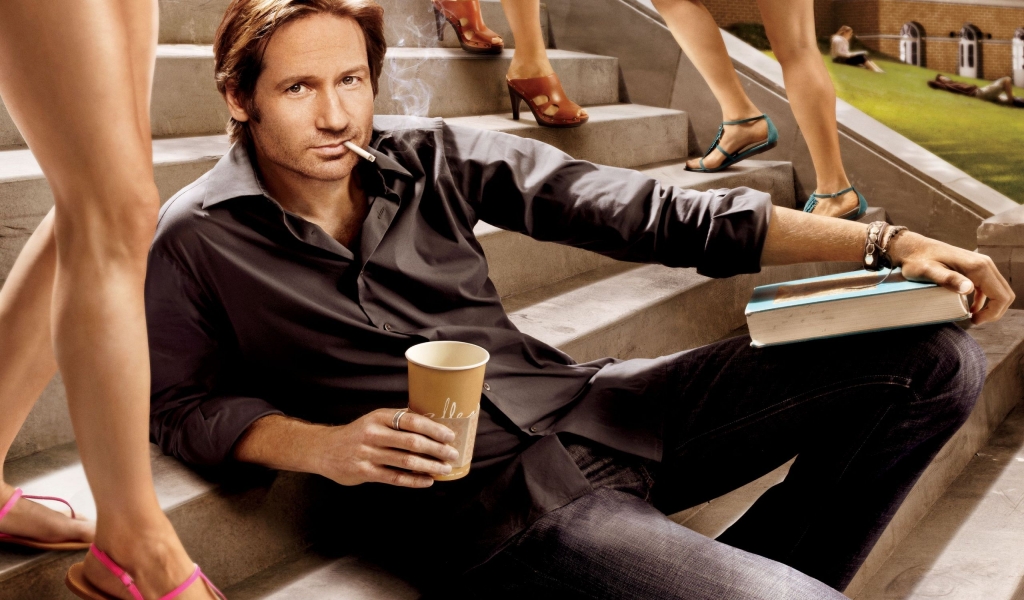 David Duchovny Californication for 1024 x 600 widescreen resolution