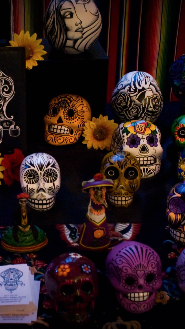 day of the dead wallpaper
