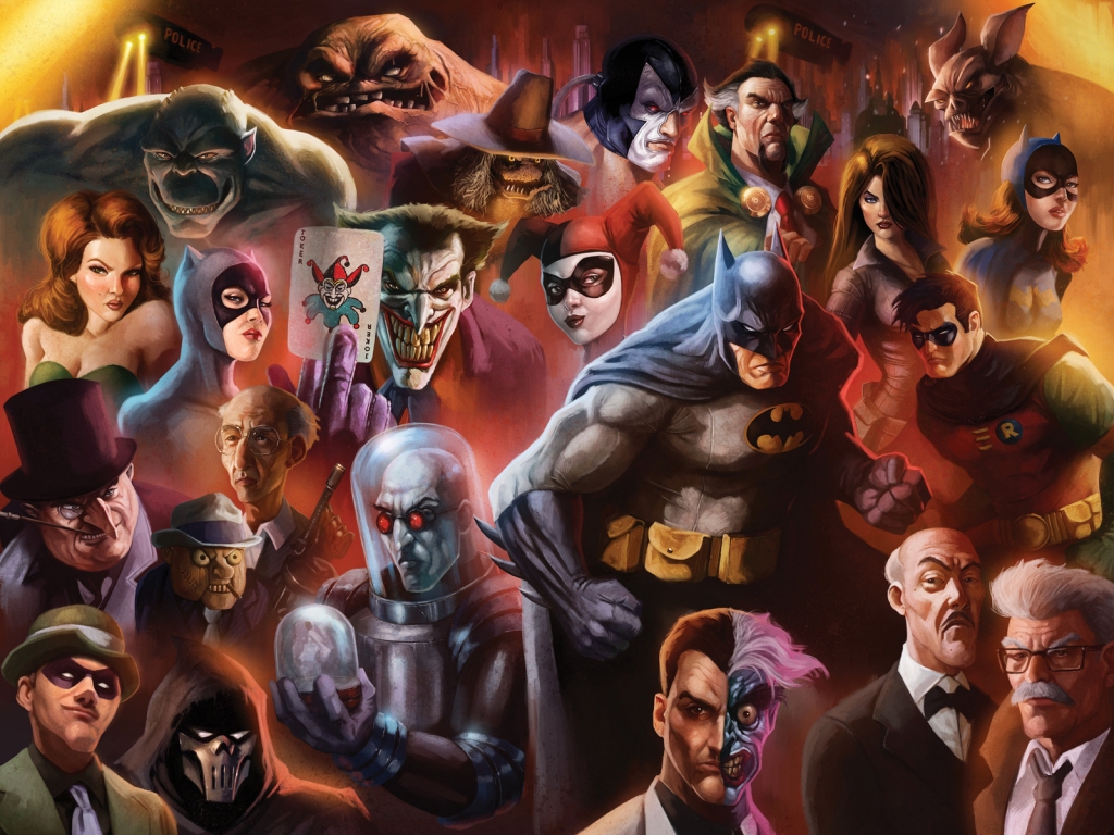 DC Comics Characters for 1024 x 768 resolution