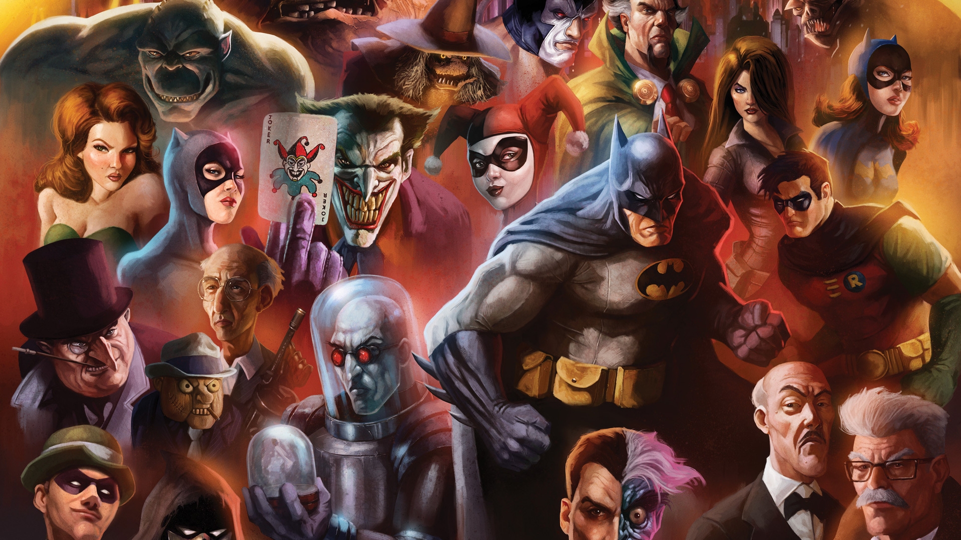 DC Comics Characters for 1920 x 1080 HDTV 1080p resolution