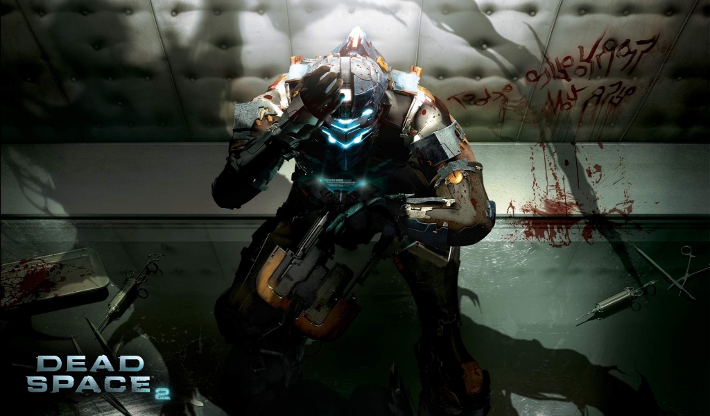 Dead Space 2 Character for 1024 x 600 widescreen resolution