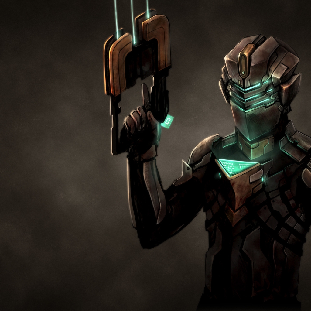 Dead Space Suit for 1024 x 1024 iPad resolution