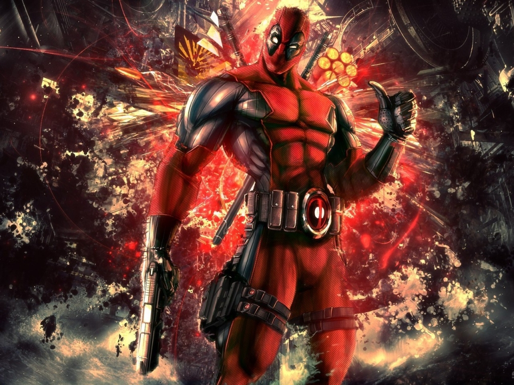 Deadpool Fan Art for 1024 x 768 resolution