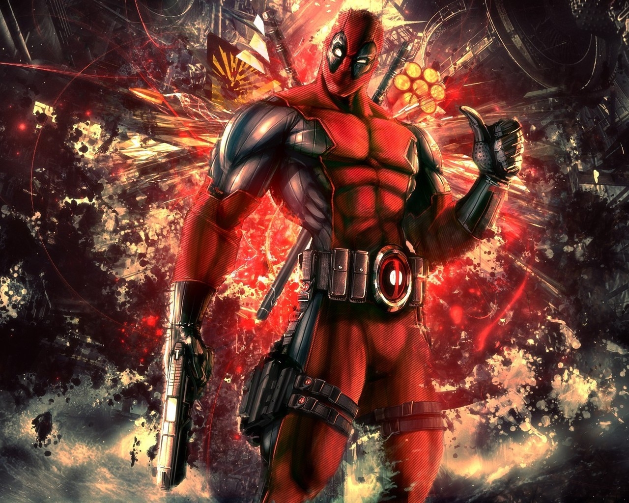 Deadpool Fan Art for 1280 x 1024 resolution