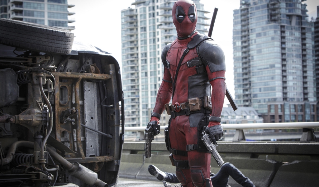 Deadpool Movie 2016 for 1024 x 600 widescreen resolution