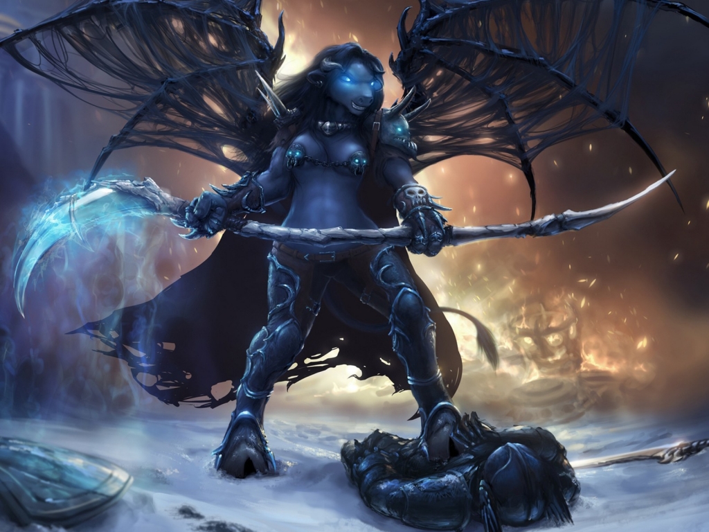 Death Knight World of Warcraft for 1024 x 768 resolution