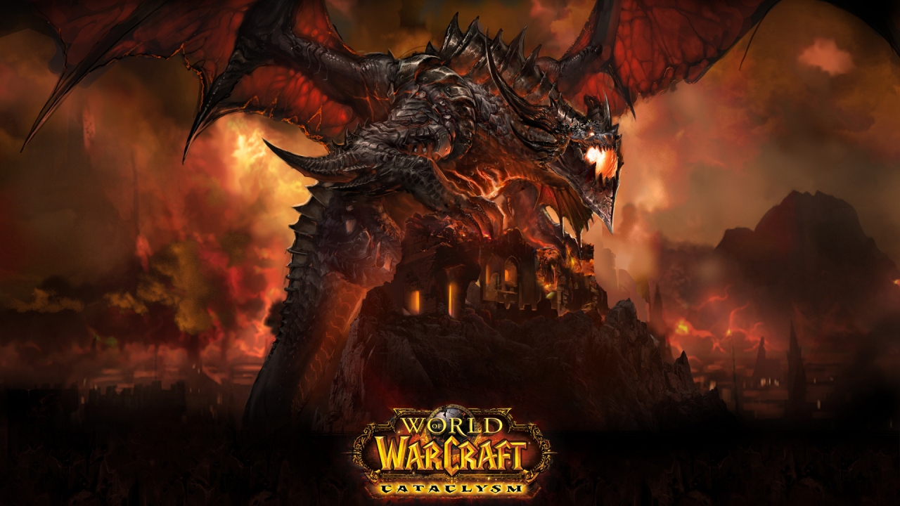 Deathwing WoW Cataclysm for 1280 x 720 HDTV 720p resolution