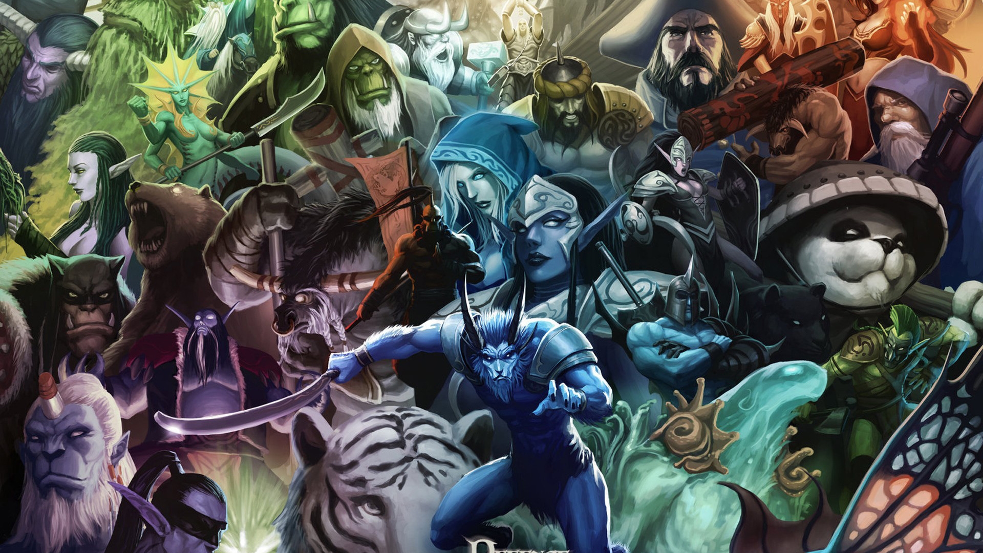 Defense of the Ancients DotA for 1920 x 1080 HDTV 1080p resolution