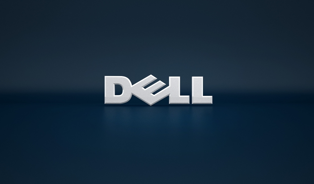 Dell blue background for 1024 x 600 widescreen resolution