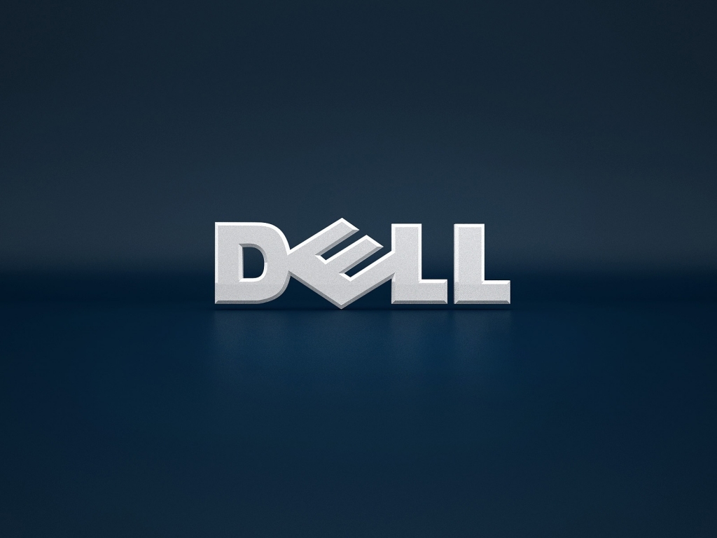 Dell blue background for 1024 x 768 resolution