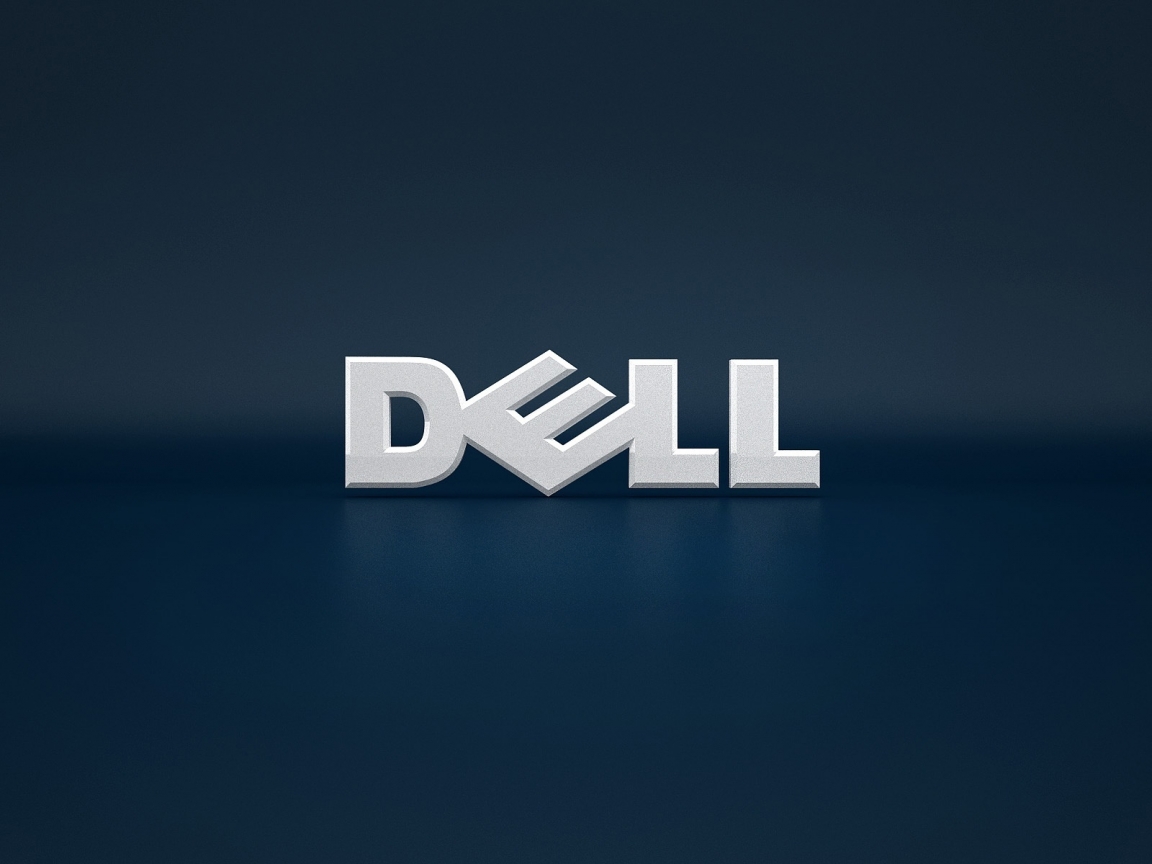 Dell blue background for 1152 x 864 resolution