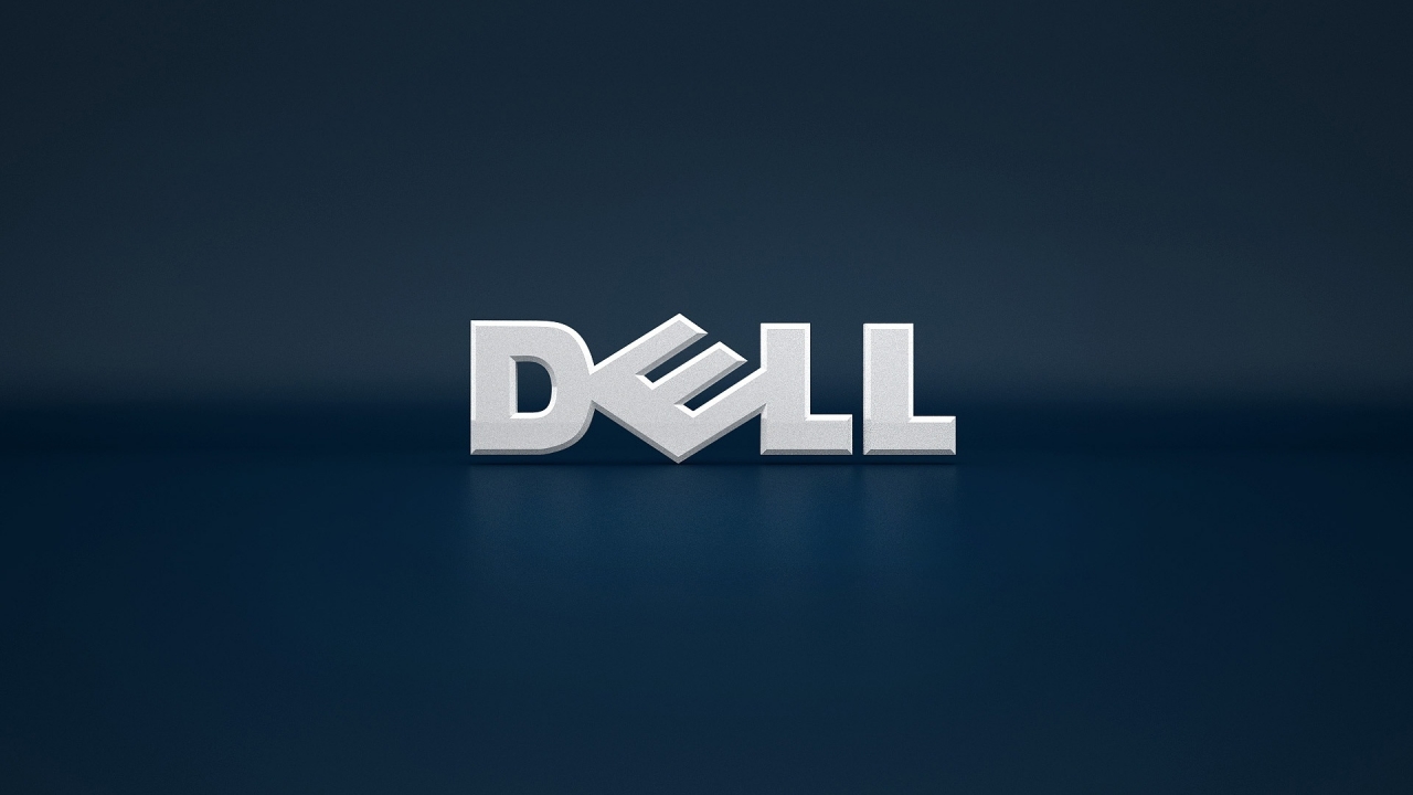 Dell blue background for 1280 x 720 HDTV 720p resolution