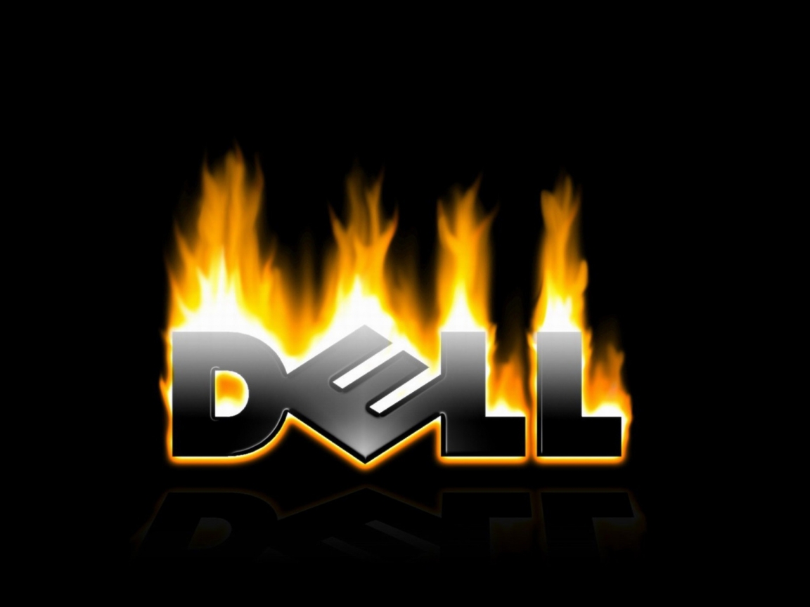Dell in fire for 1152 x 864 resolution