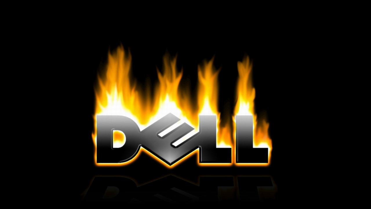 Dell in fire for 1280 x 720 HDTV 720p resolution