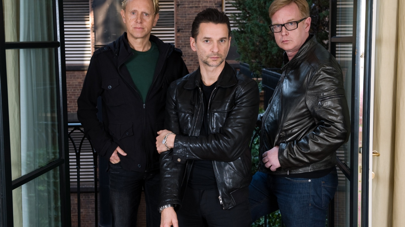 Depeche Mode Members Poster for 1366 x 768 HDTV resolution