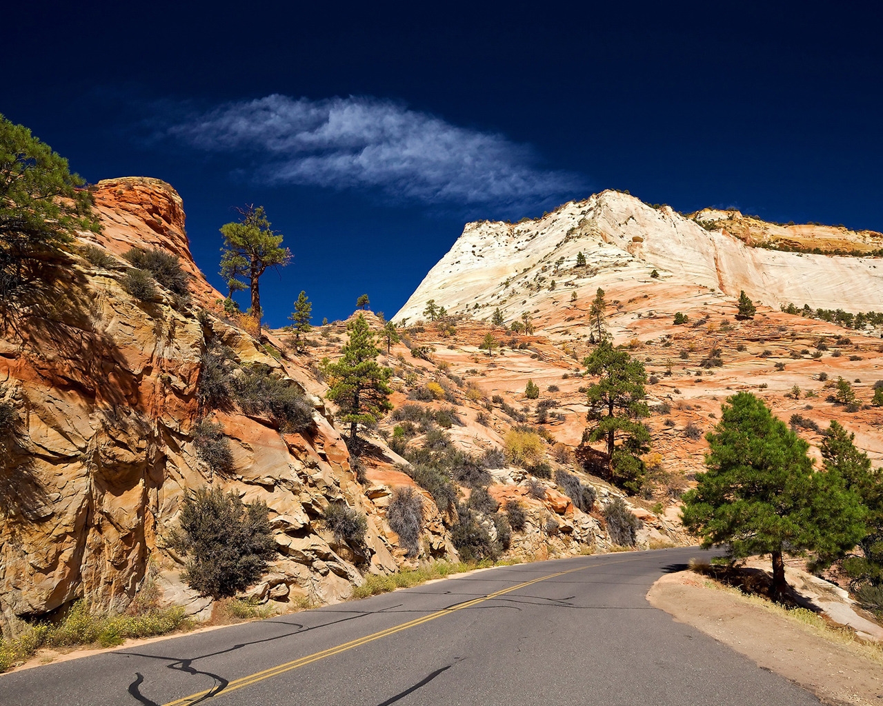 Desert Road for 1280 x 1024 resolution