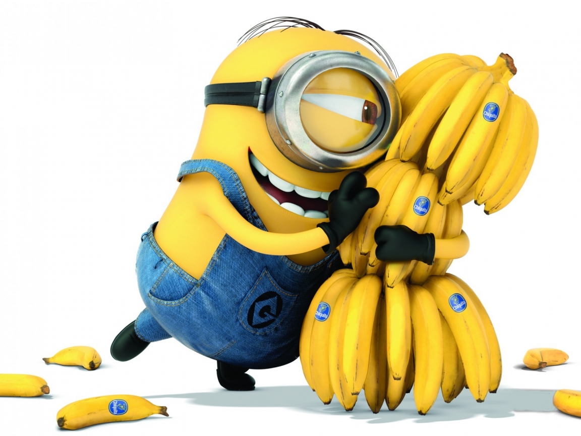 Despicable Me 2 Banana Love for 1152 x 864 resolution
