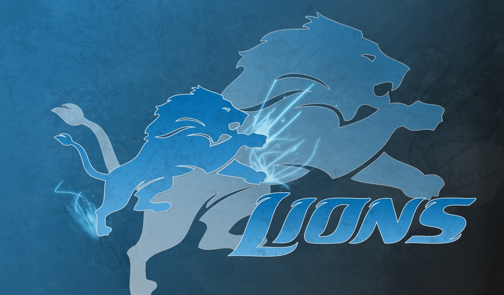 Detroit Lions Logo for 1024 x 600 widescreen resolution
