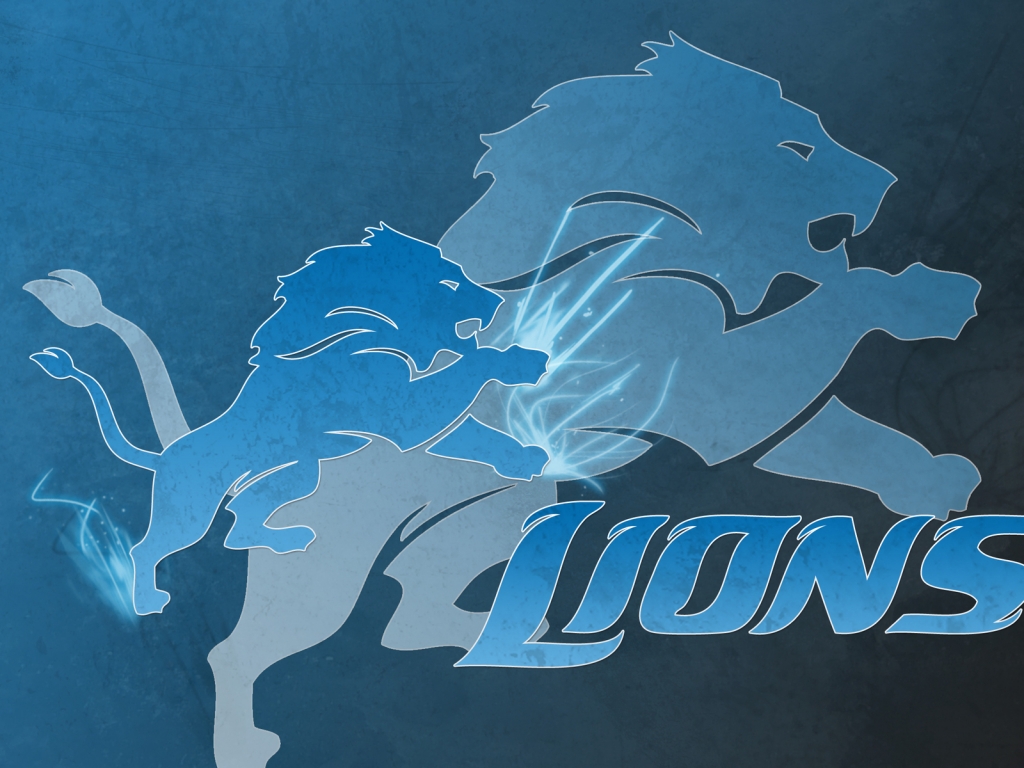 Detroit Lions Logo for 1024 x 768 resolution