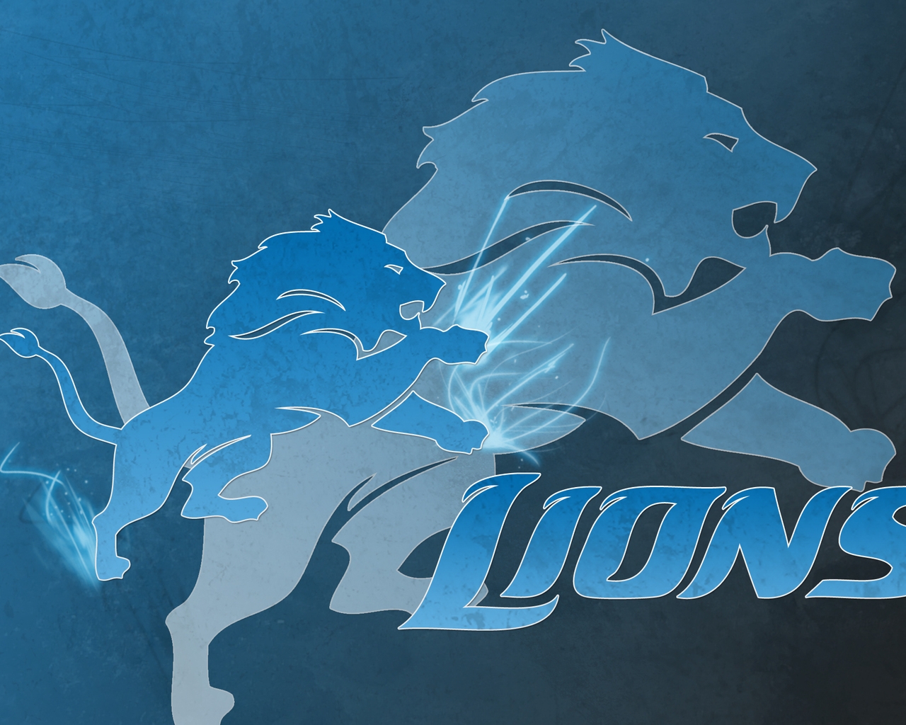 Detroit Lions Logo for 1280 x 1024 resolution