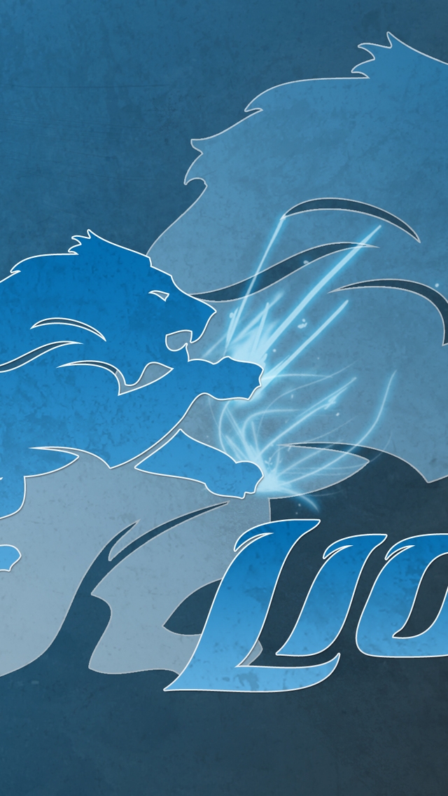 Detroit Lions Logo for 640 x 1136 iPhone 5 resolution