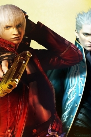 Devil may cry 3 for 320 x 480 iPhone resolution