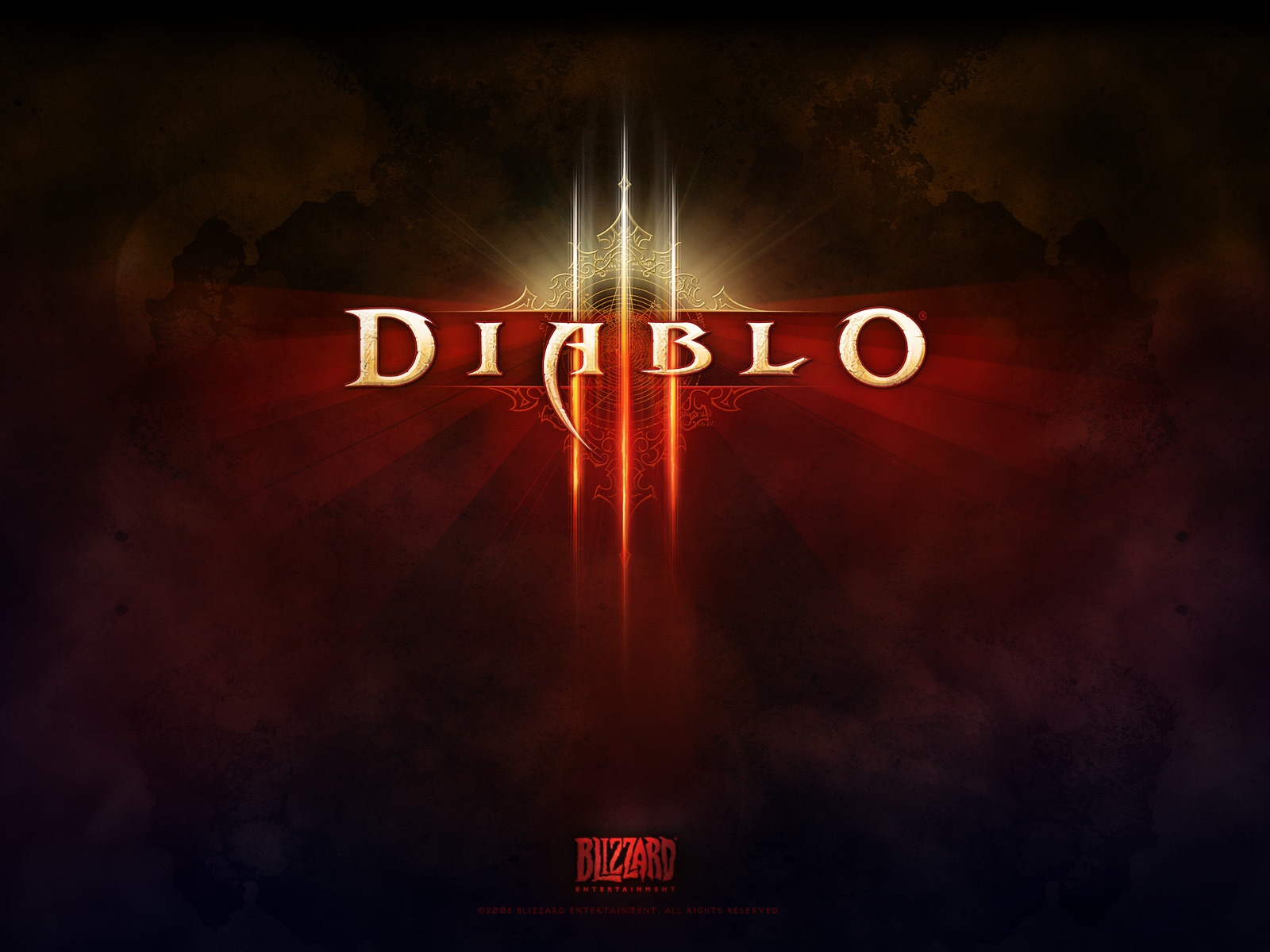 Diablo 3 Game Logo for 1600 x 1200 resolution