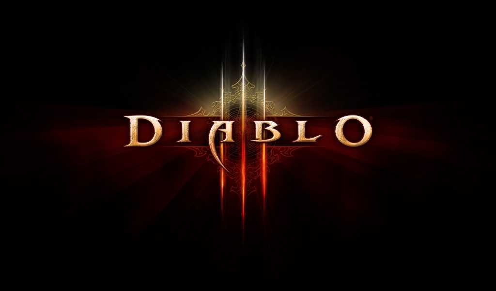 Diablo 3 Logo for 1024 x 600 widescreen resolution