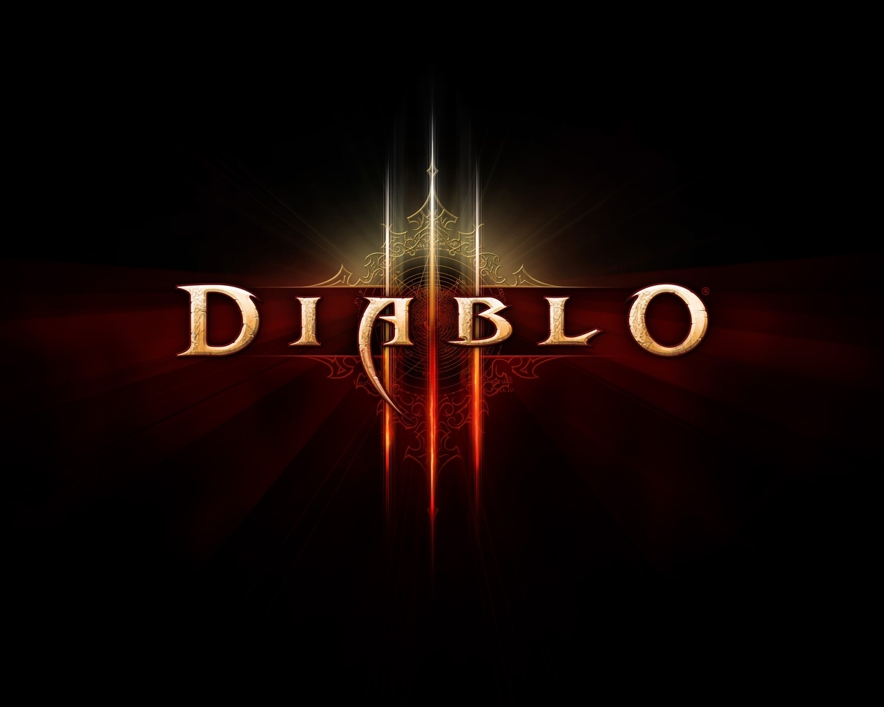Diablo 3 Logo for 1280 x 1024 resolution