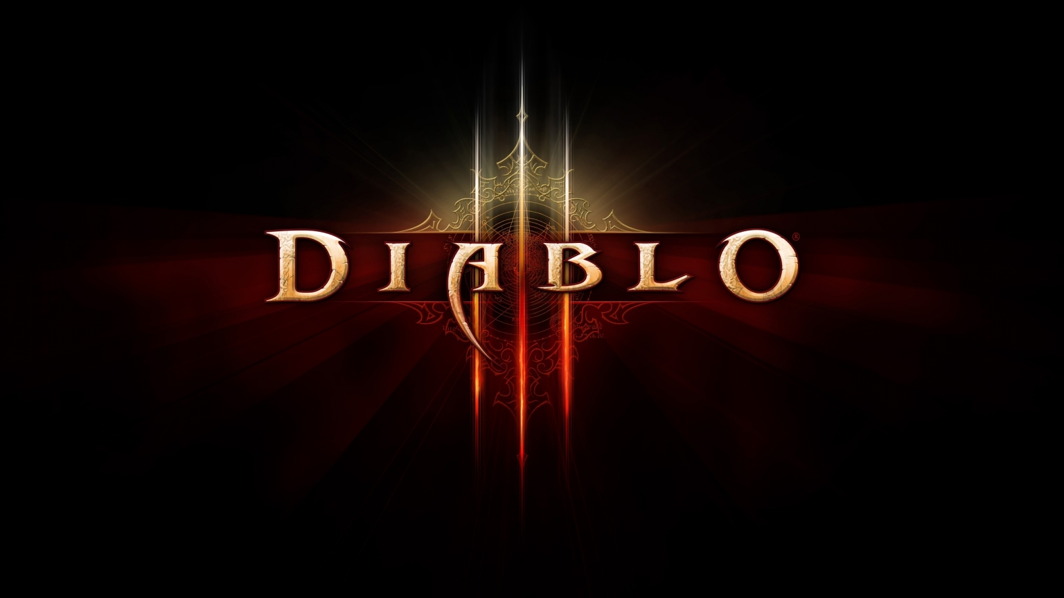 Diablo 3 Logo for 1536 x 864 HDTV resolution