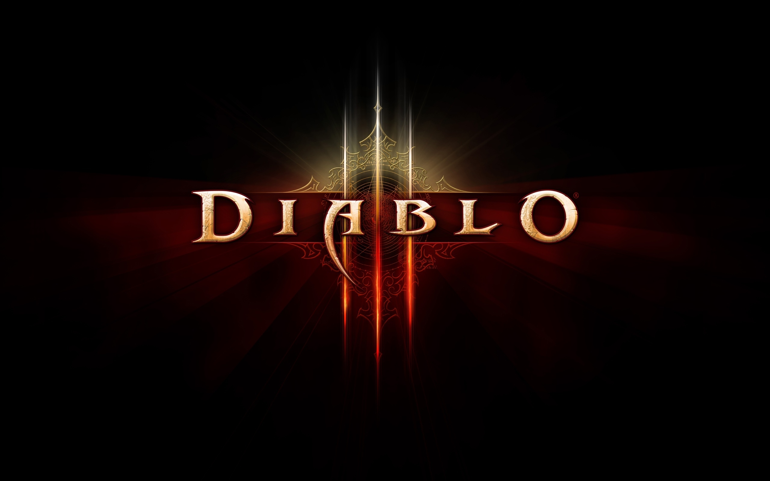 Diablo 3 Logo for 2560 x 1600 widescreen resolution