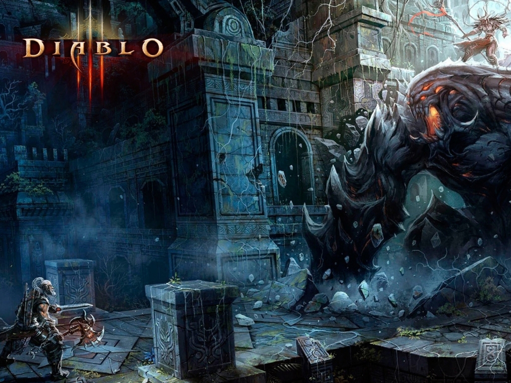Diablo 3 Poster for 1024 x 768 resolution