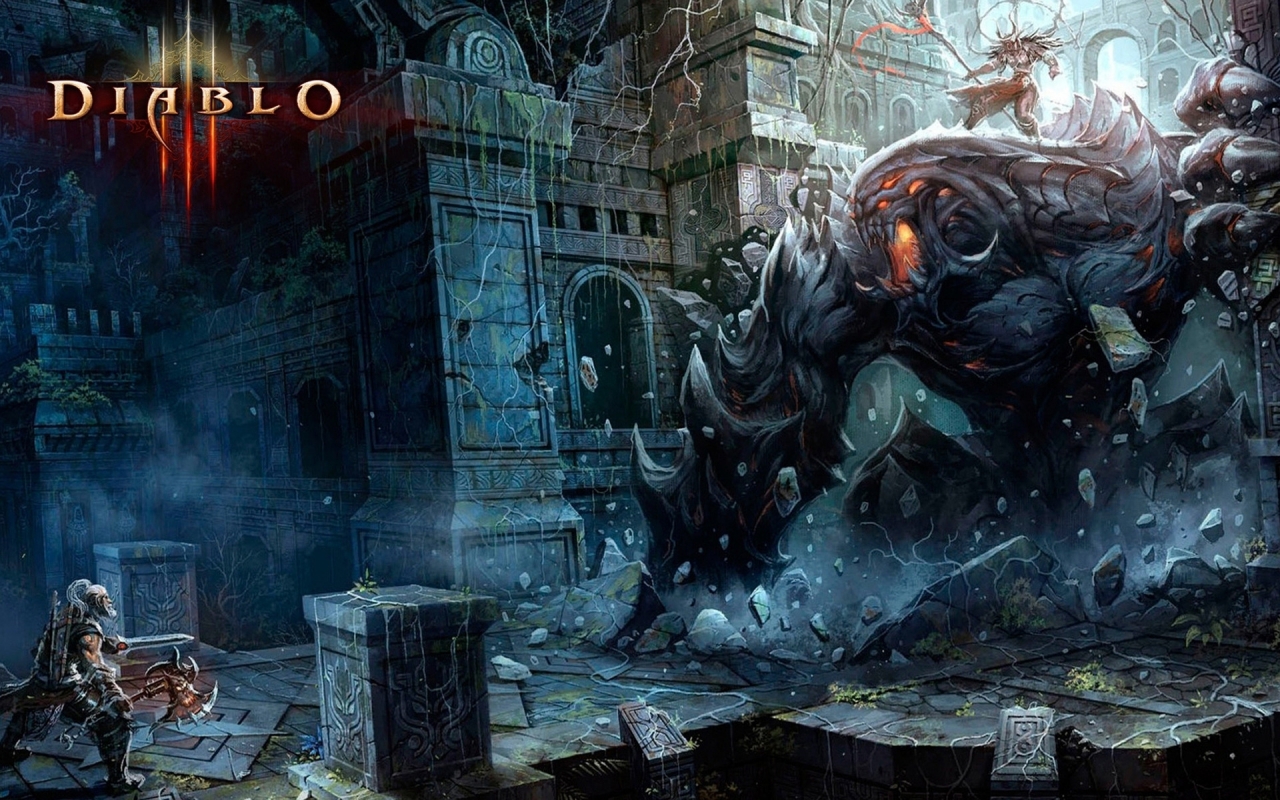 Diablo 3 Poster for 1280 x 800 widescreen resolution