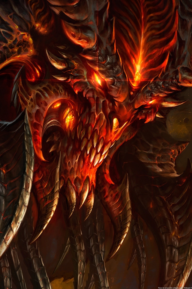 Diablo for 640 x 960 iPhone 4 resolution