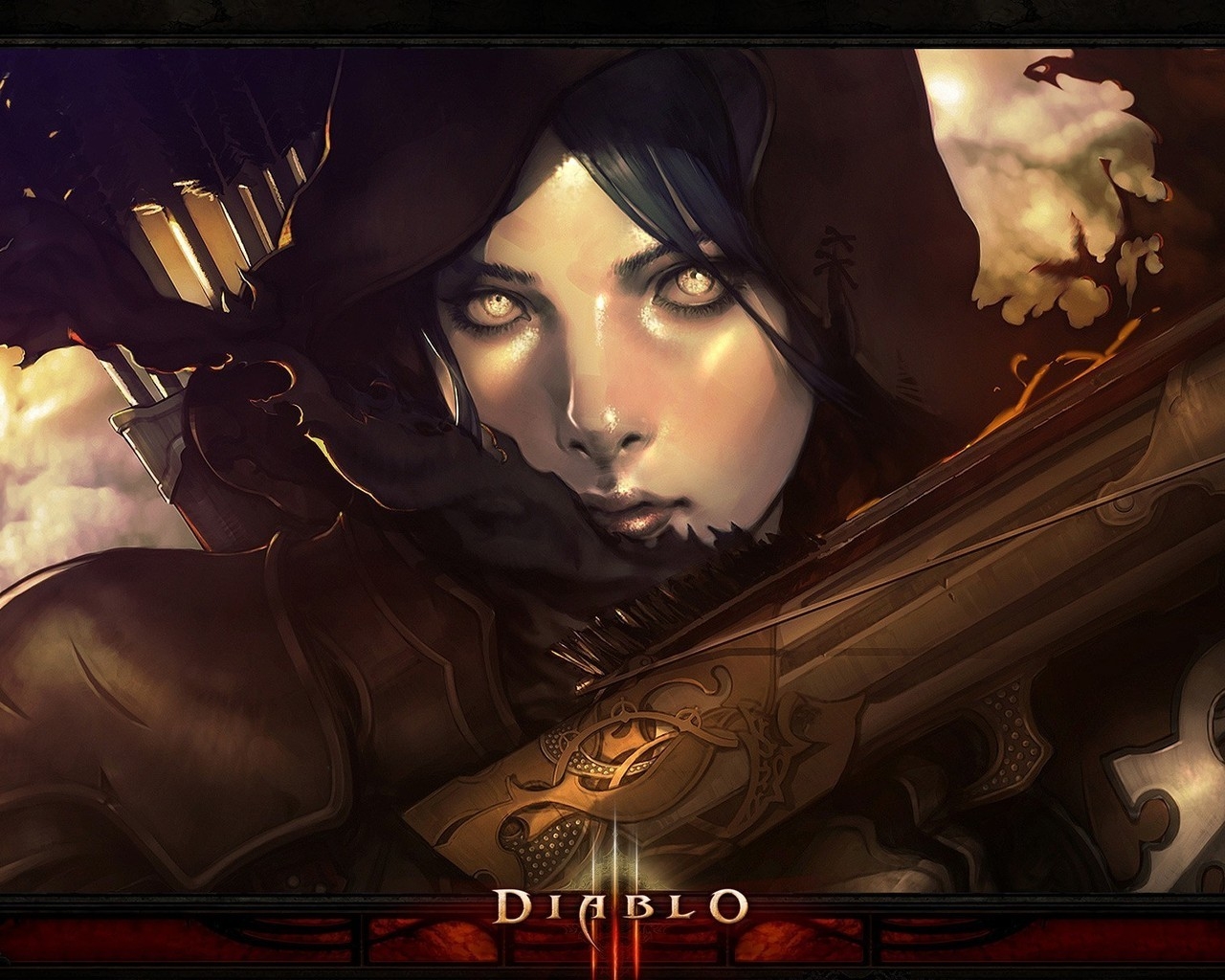 Diablo III Character for 1280 x 1024 resolution