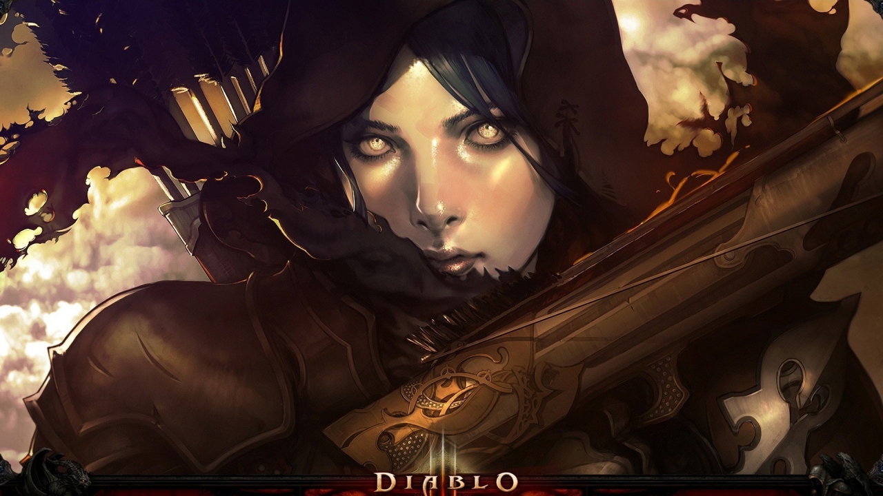 Diablo III Character for 1280 x 720 HDTV 720p resolution