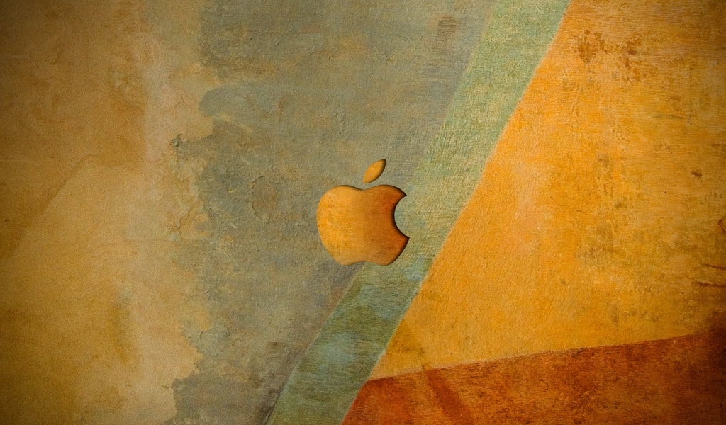 Different Apple Logo for 1024 x 600 widescreen resolution