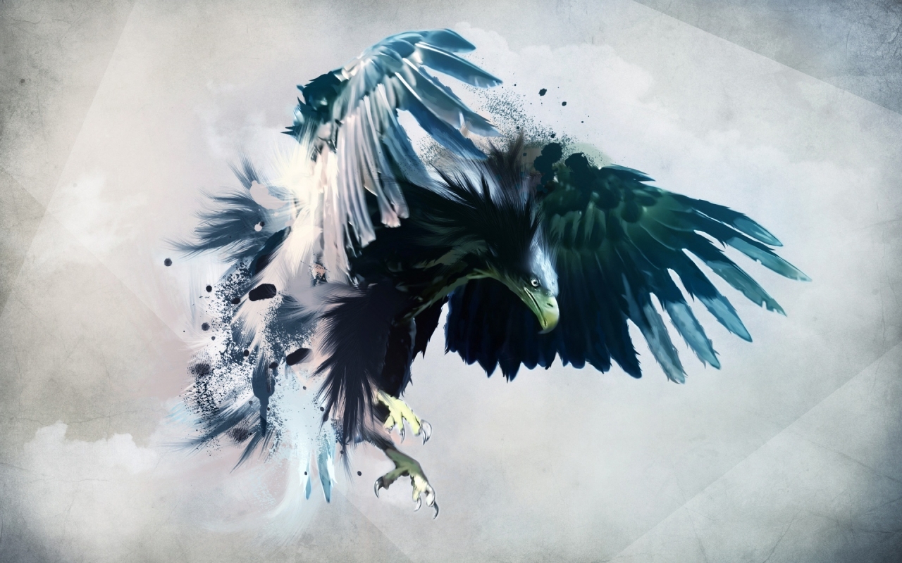 Digital Eagle for 1280 x 800 widescreen resolution