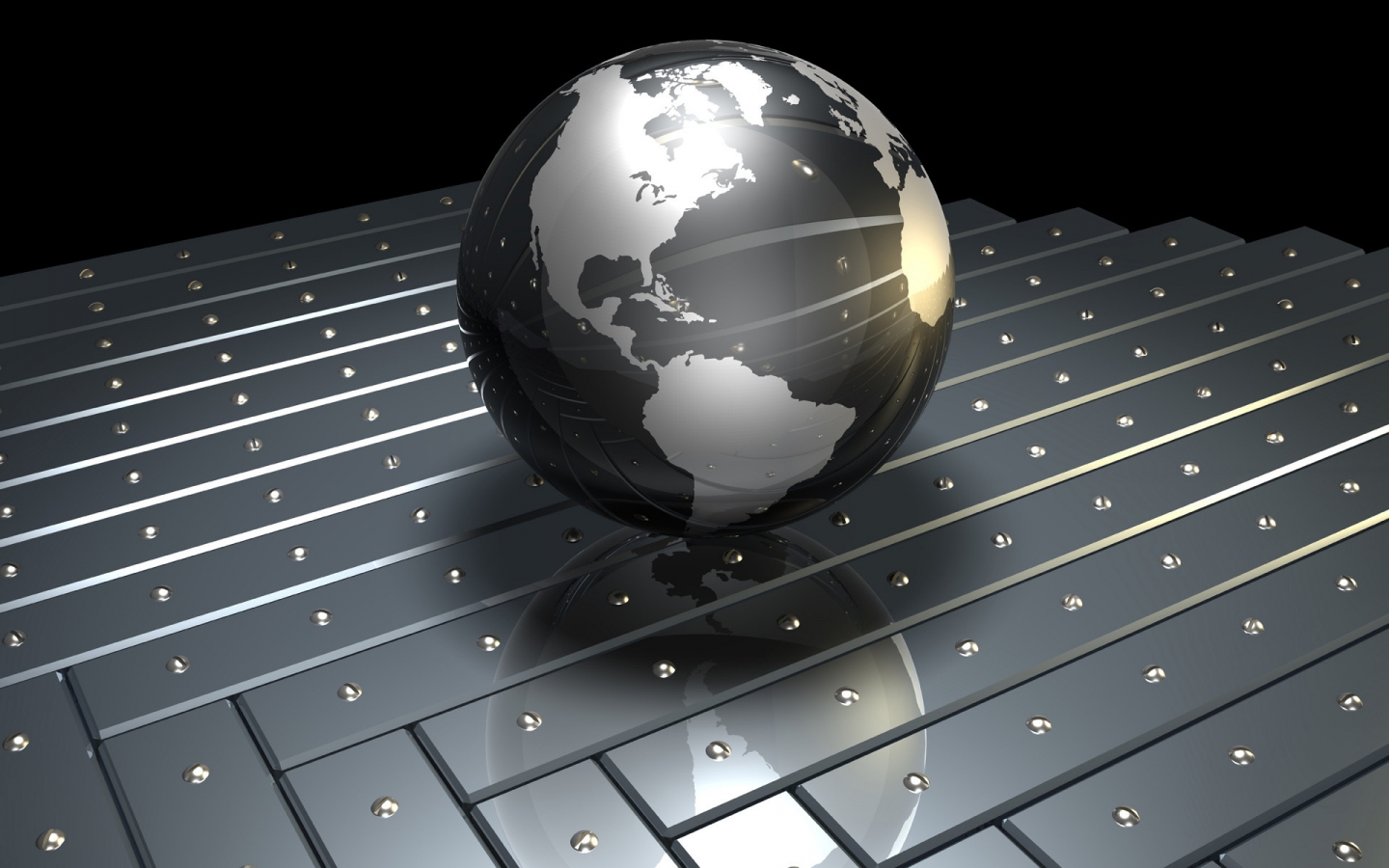 Digital Earth Globe for 1440 x 900 widescreen resolution