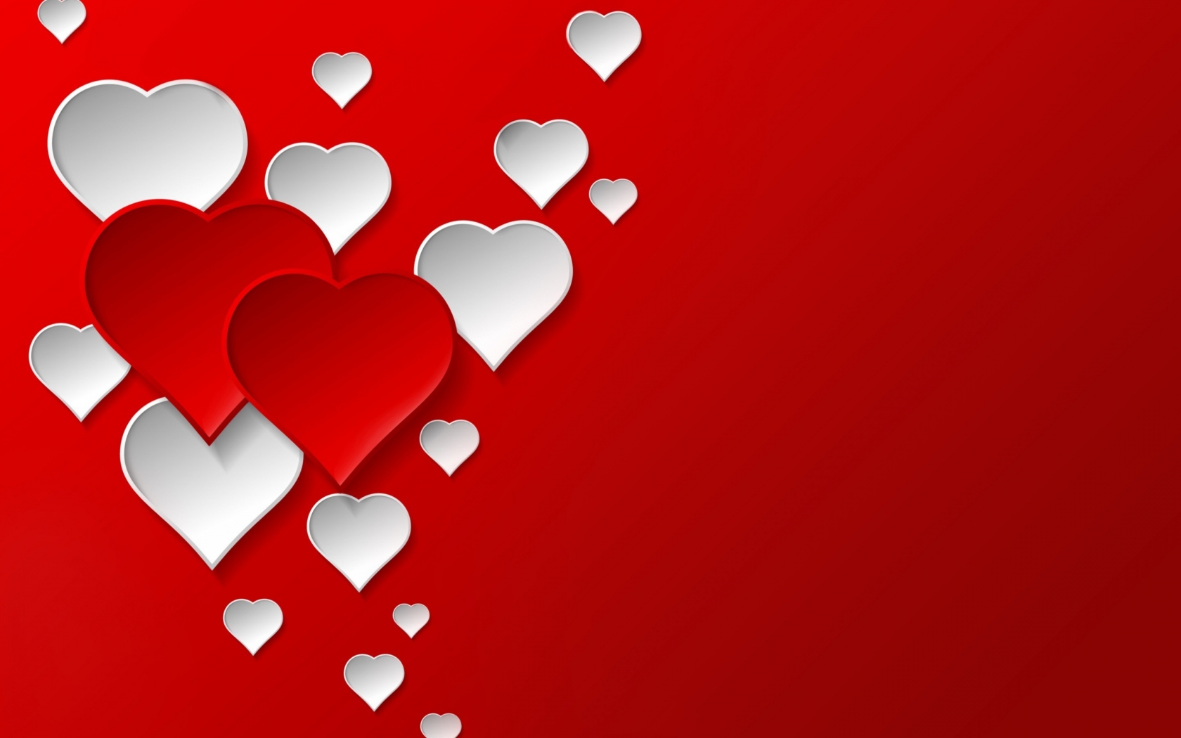 Digital Hearts for 1680 x 1050 widescreen resolution