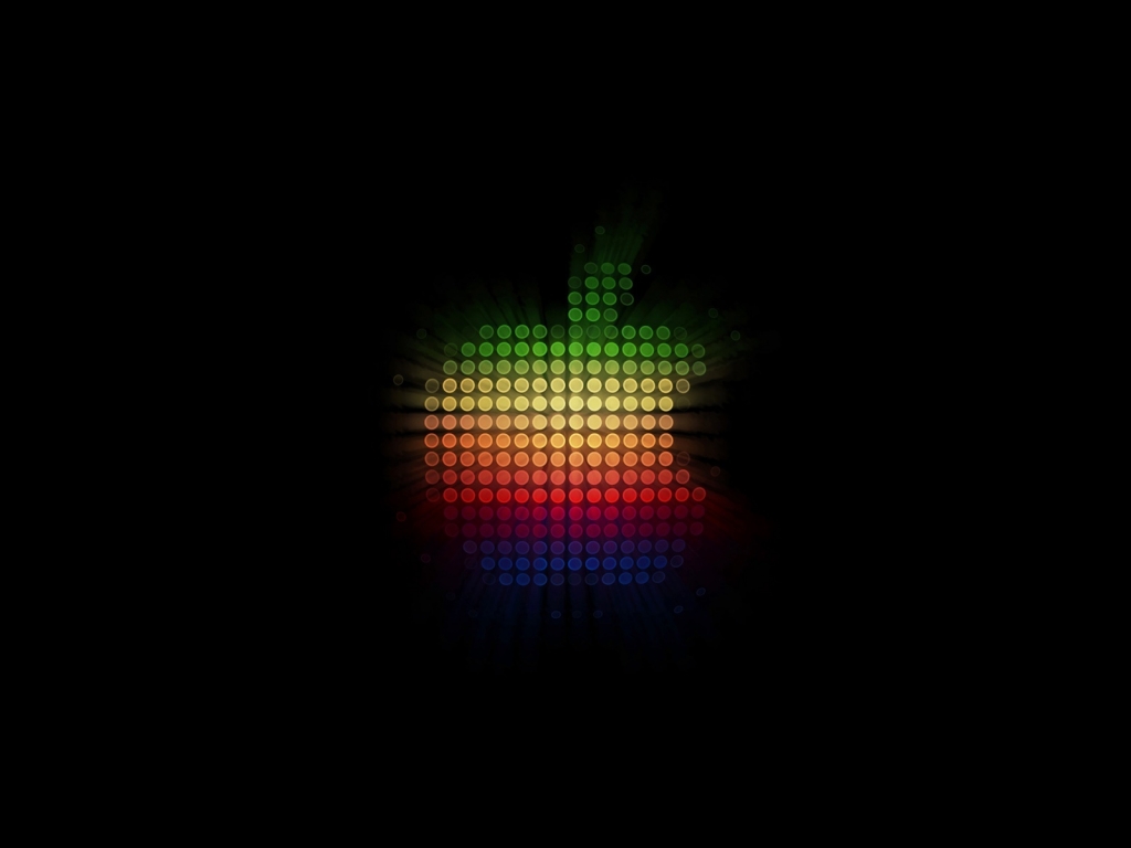 Disco Apple for 1024 x 768 resolution