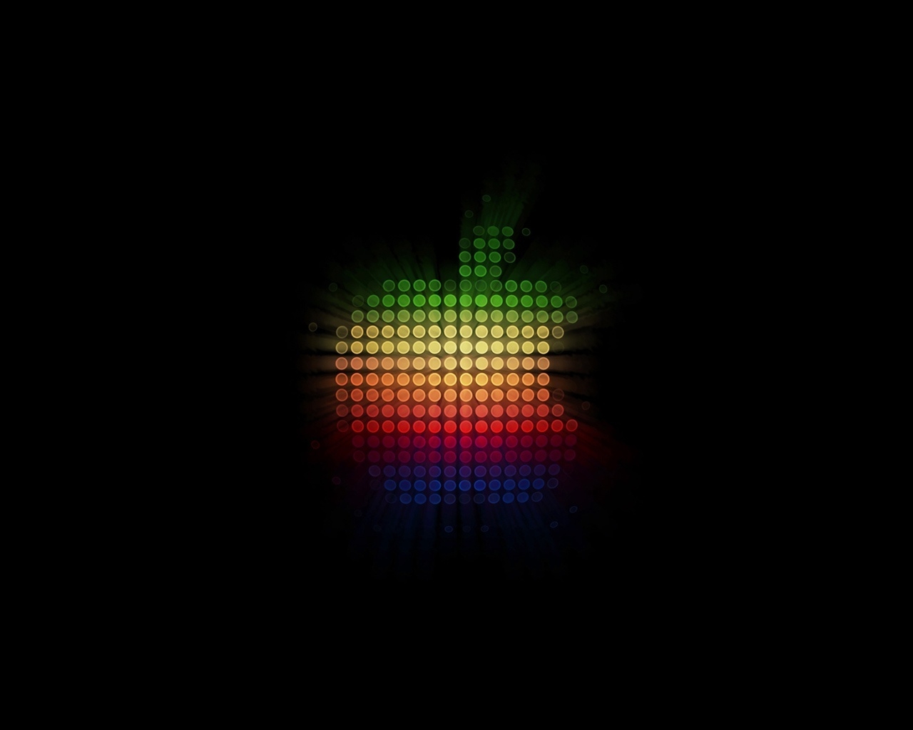 Disco Apple for 1280 x 1024 resolution